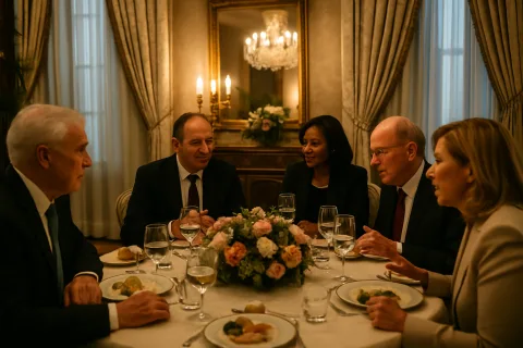 State dinner highlights cordial ties between global leaders