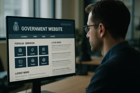 AI system interferes with U.S. government websites operations